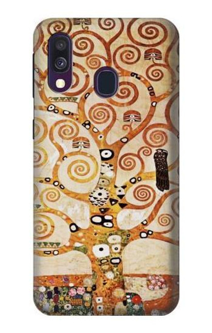 W2723 The Tree of Life Gustav Klimt Hard Case and Leather Flip Case For Samsung Galaxy A40