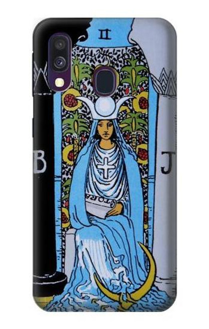 W2764 High Priestess Tarot Card Hard Case and Leather Flip Case For Samsung Galaxy A40