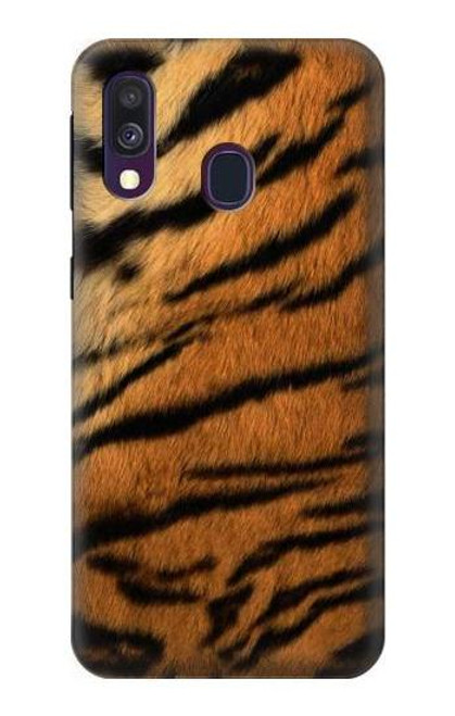 W2962 Tiger Stripes Graphic Printed Hard Case and Leather Flip Case For Samsung Galaxy A40