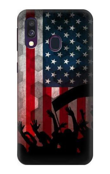 W2989 USA America Soccer Copa 2016 Hard Case and Leather Flip Case For Samsung Galaxy A40