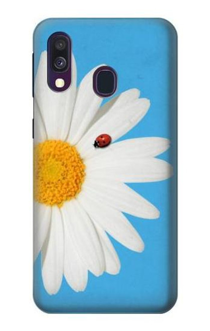 W3043 Vintage Daisy Lady Bug Hard Case and Leather Flip Case For Samsung Galaxy A40