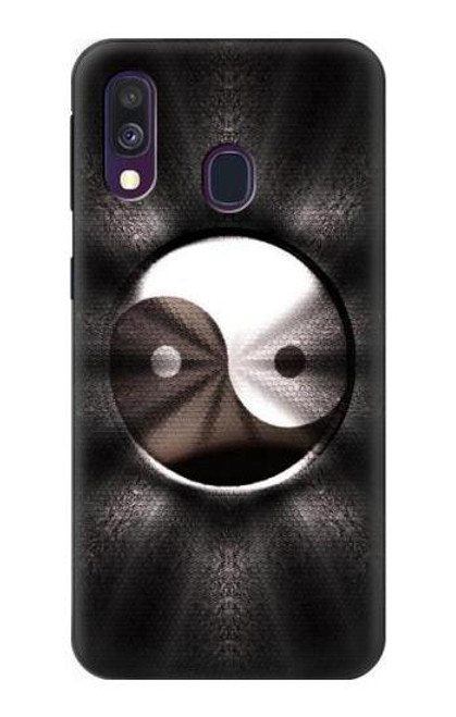 W3241 Yin Yang Symbol Hard Case and Leather Flip Case For Samsung Galaxy A40