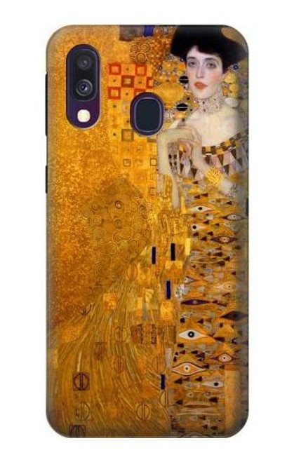 W3332 Gustav Klimt Adele Bloch Bauer Hard Case and Leather Flip Case For Samsung Galaxy A40