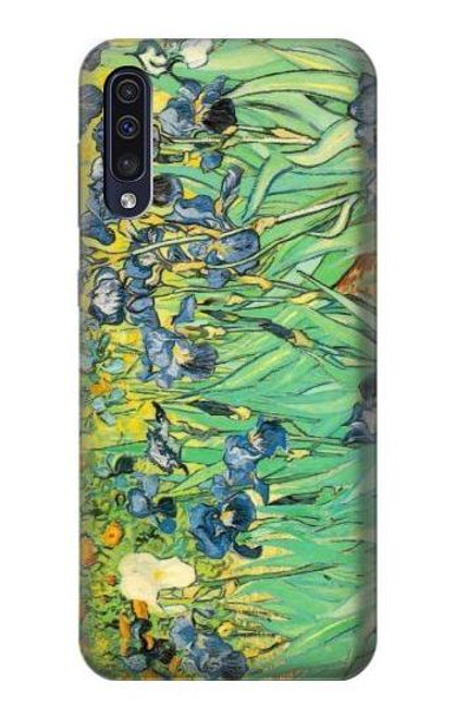 W0210 Van Gogh Irises Hard Case and Leather Flip Case For Samsung Galaxy A50