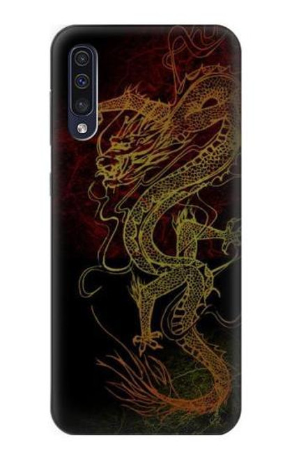 W0354 Chinese Dragon Hard Case and Leather Flip Case For Samsung Galaxy A50