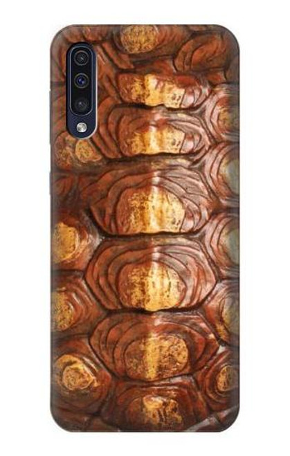 W0579 Turtle Carapace Hard Case and Leather Flip Case For Samsung Galaxy A50