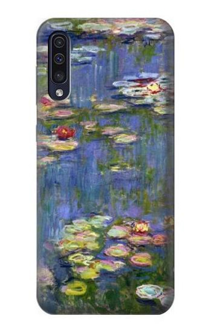 W0997 Claude Monet Water Lilies Hard Case and Leather Flip Case For Samsung Galaxy A50