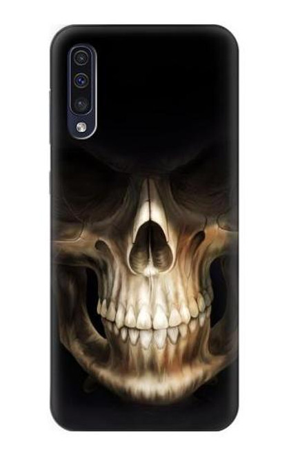 W1107 Skull Face Grim Reaper Hard Case and Leather Flip Case For Samsung Galaxy A50