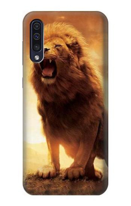 W1957 Lion Aslan Hard Case and Leather Flip Case For Samsung Galaxy A50