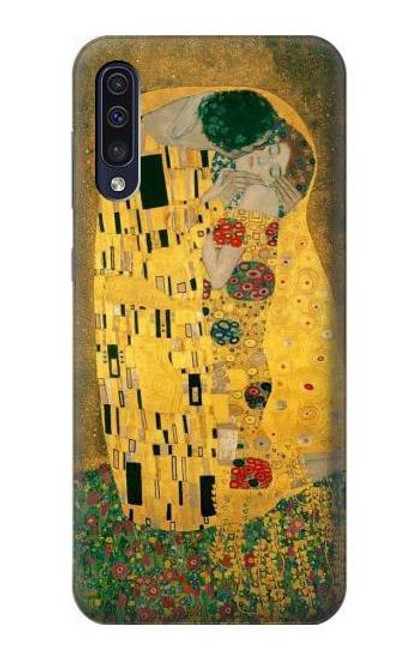 W2137 Gustav Klimt The Kiss Hard Case and Leather Flip Case For Samsung Galaxy A50