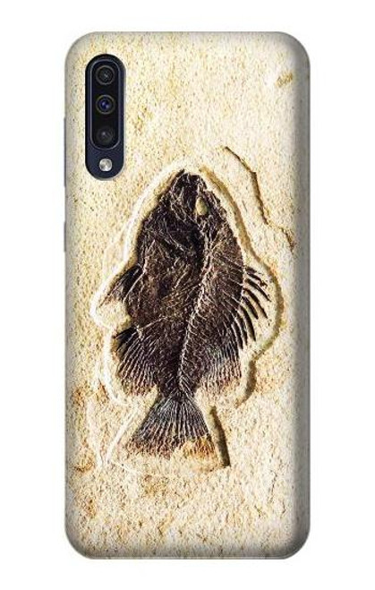 W2562 Fossil Fish Hard Case and Leather Flip Case For Samsung Galaxy A50