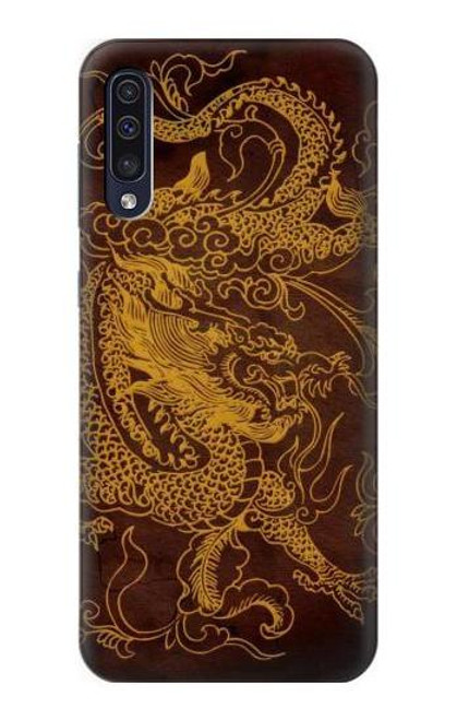 W2911 Chinese Dragon Hard Case and Leather Flip Case For Samsung Galaxy A50