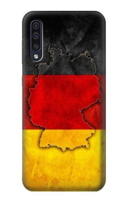 W2935 Germany Flag Map Hard Case and Leather Flip Case For Samsung Galaxy A50