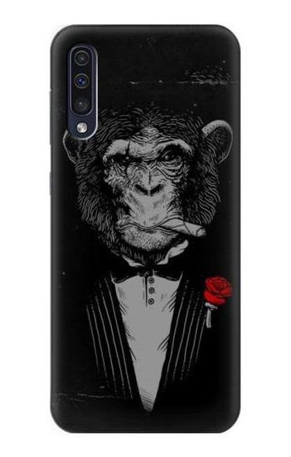 W3167 Funny Monkey God Father Hard Case and Leather Flip Case For Samsung Galaxy A50