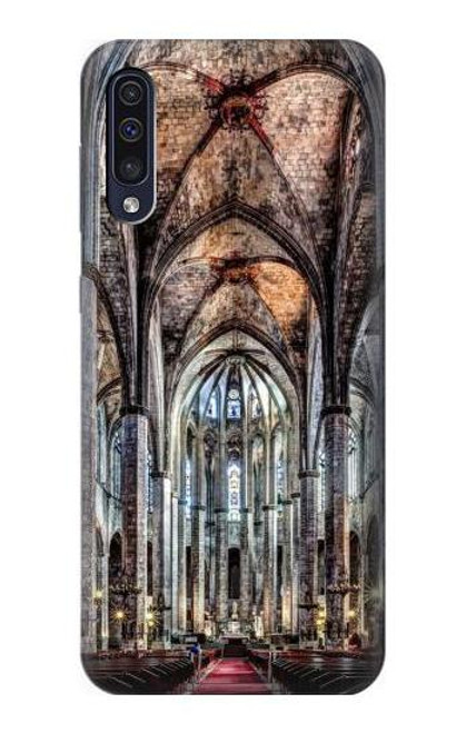 W3210 Santa Maria Del Mar Cathedral Hard Case and Leather Flip Case For Samsung Galaxy A50