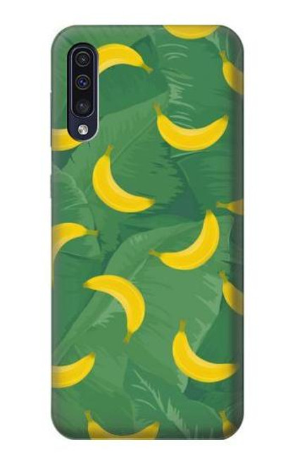 W3286 Banana Fruit Pattern Hard Case and Leather Flip Case For Samsung Galaxy A50