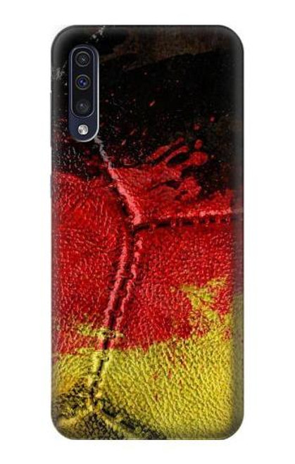 W3303 Germany Flag Vintage Football Graphic Hard Case and Leather Flip Case For Samsung Galaxy A50