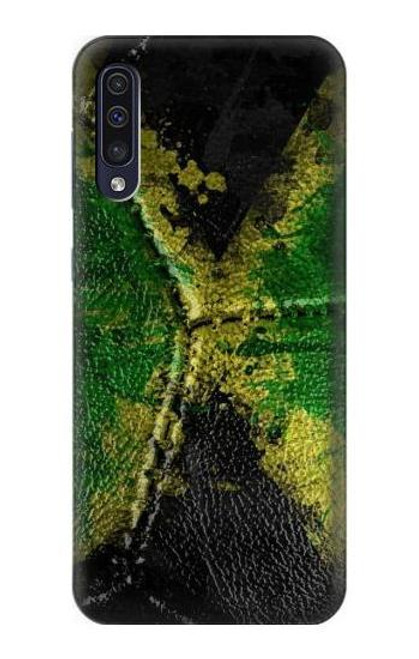 W3319 Jamaica Flag Vintage Football Graphic Hard Case and Leather Flip Case For Samsung Galaxy A50