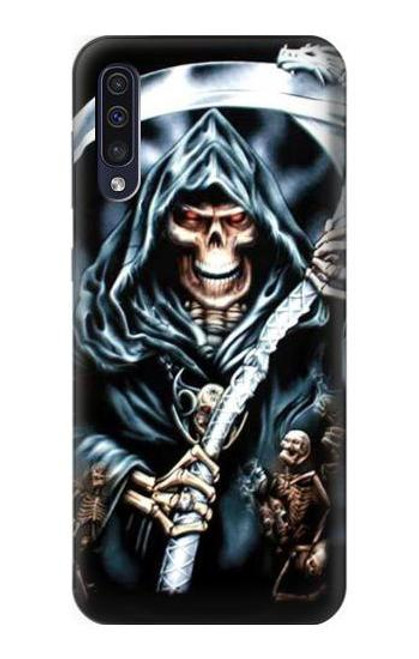 W0295 Grim Reaper Hard Case and Leather Flip Case For Samsung Galaxy A70