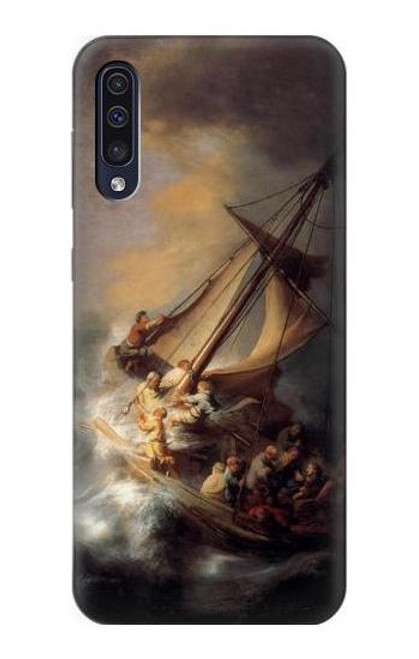 W1091 Rembrandt Christ in The Storm Hard Case and Leather Flip Case For Samsung Galaxy A70
