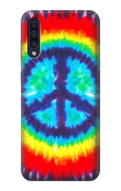 W1870 Tie Dye Peace Hard Case and Leather Flip Case For Samsung Galaxy A70