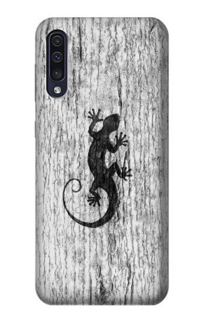 W2446 Gecko Wood Graphic Printed Hard Case and Leather Flip Case For Samsung Galaxy A70