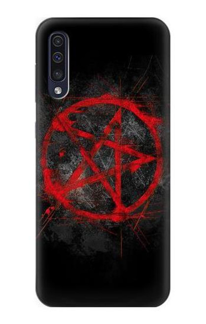 W2557 Pentagram Hard Case and Leather Flip Case For Samsung Galaxy A70