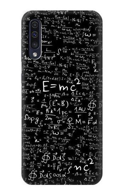 W2574 Mathematics Physics Blackboard Equation Hard Case and Leather Flip Case For Samsung Galaxy A70