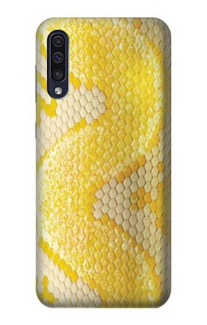 W2713 Yellow Snake Skin Graphic Printed Hard Case and Leather Flip Case For Samsung Galaxy A70