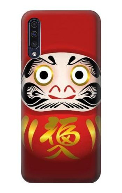 W2839 Japan Daruma Doll Hard Case and Leather Flip Case For Samsung Galaxy A70