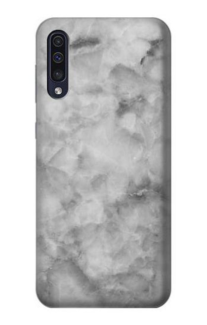 W2845 Gray Marble Texture Hard Case and Leather Flip Case For Samsung Galaxy A70