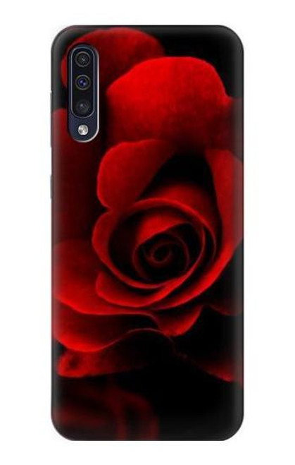 W2898 Red Rose Hard Case and Leather Flip Case For Samsung Galaxy A70