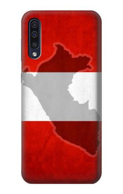 W3018 Peru Flag Hard Case and Leather Flip Case For Samsung Galaxy A70