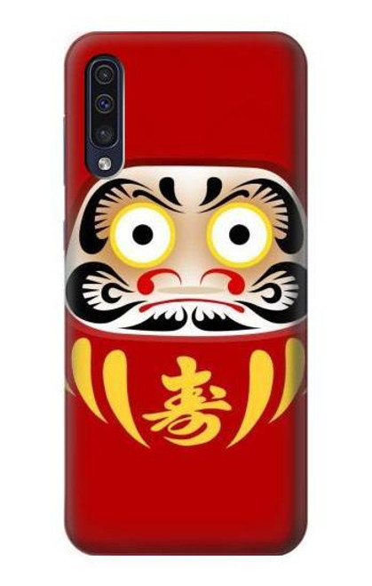 W3045 Japan Good Luck Daruma Doll Hard Case and Leather Flip Case For Samsung Galaxy A70