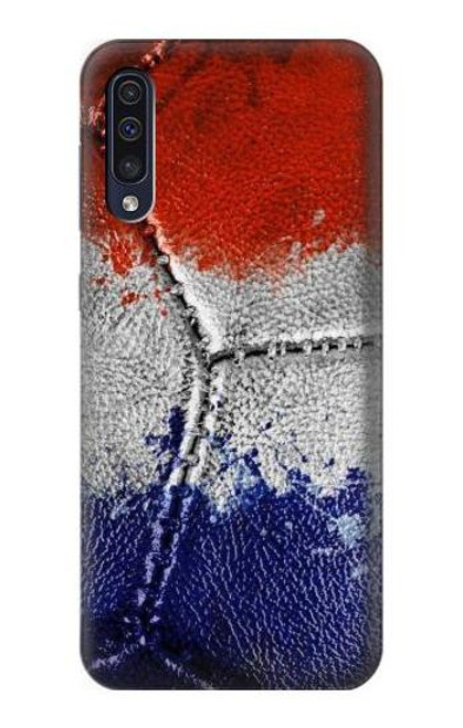 W3304 France Flag Vintage Football Graphic Hard Case and Leather Flip Case For Samsung Galaxy A70