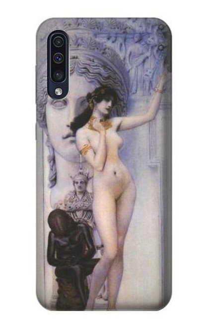 W3353 Gustav Klimt Allegory of Sculpture Hard Case and Leather Flip Case For Samsung Galaxy A70