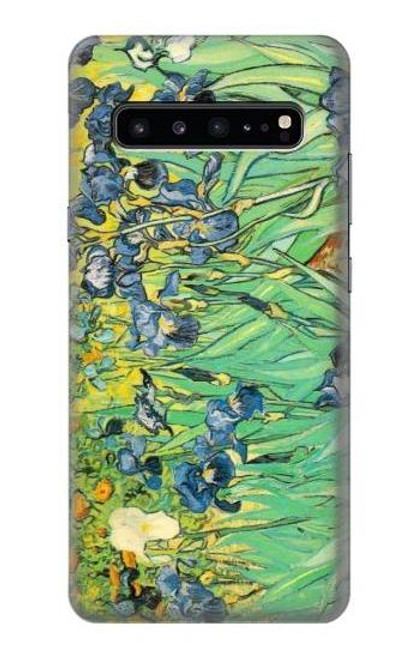 W0210 Van Gogh Irises Hard Case and Leather Flip Case For Samsung Galaxy S10 5G