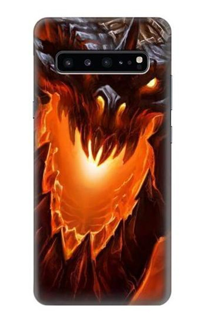 W0414 Fire Dragon Hard Case and Leather Flip Case For Samsung Galaxy S10 5G