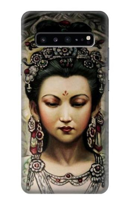 W0681 Guan Yin Hard Case and Leather Flip Case For Samsung Galaxy S10 5G