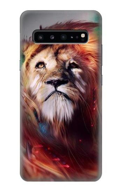 W0691 Leo Paint Hard Case and Leather Flip Case For Samsung Galaxy S10 5G