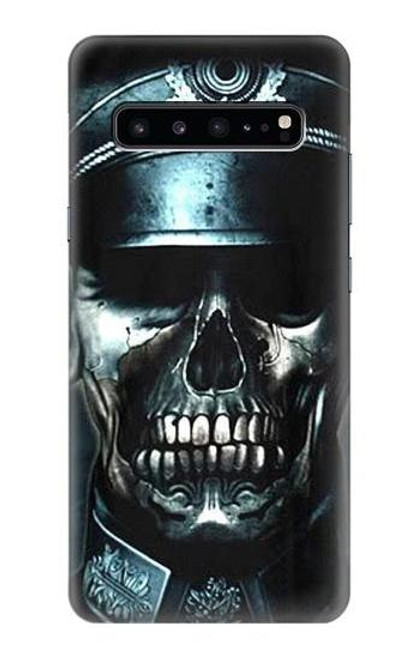 W0754 Skull Soldier Zombie Hard Case and Leather Flip Case For Samsung Galaxy S10 5G