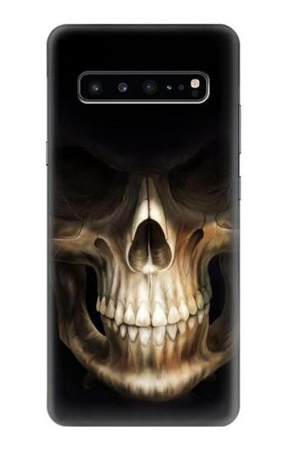 W1107 Skull Face Grim Reaper Hard Case and Leather Flip Case For Samsung Galaxy S10 5G