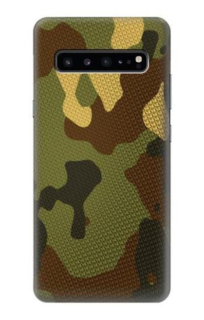 W1602 Camo Camouflage Graphic Printed Hard Case and Leather Flip Case For Samsung Galaxy S10 5G