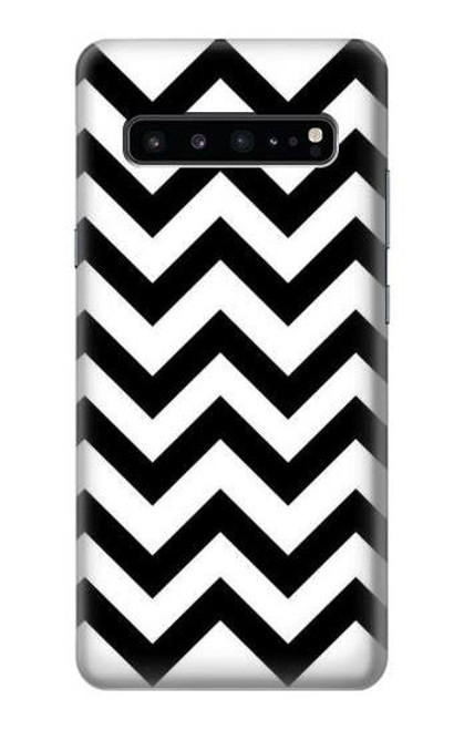 W1613 Chevron Zigzag Hard Case and Leather Flip Case For Samsung Galaxy S10 5G