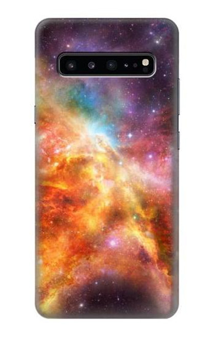 W1963 Nebula Rainbow Space Hard Case and Leather Flip Case For Samsung Galaxy S10 5G