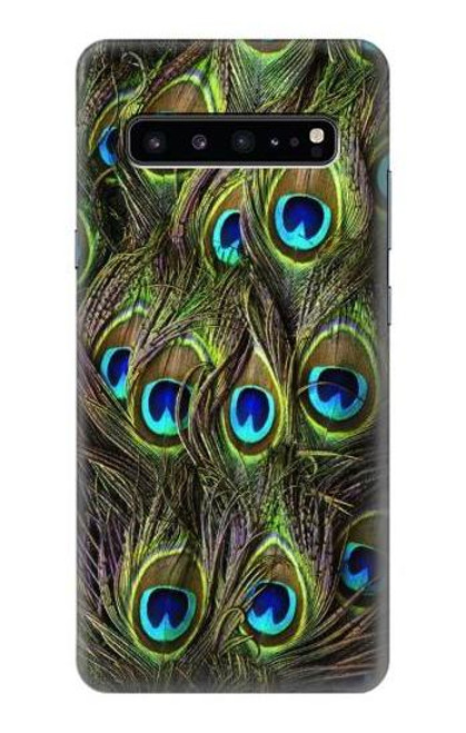 W1965 Peacock Feather Hard Case and Leather Flip Case For Samsung Galaxy S10 5G