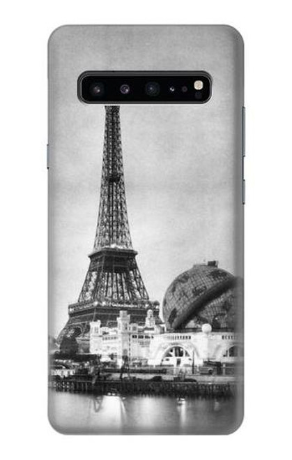 W2350 Old Paris Eiffel Tower Hard Case and Leather Flip Case For Samsung Galaxy S10 5G