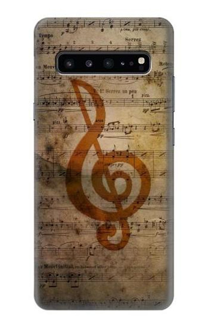 W2368 Sheet Music Notes Hard Case and Leather Flip Case For Samsung Galaxy S10 5G