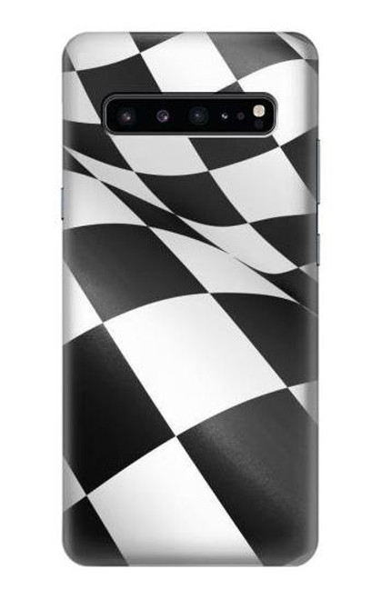 W2408 Checkered Winner Flag Hard Case and Leather Flip Case For Samsung Galaxy S10 5G