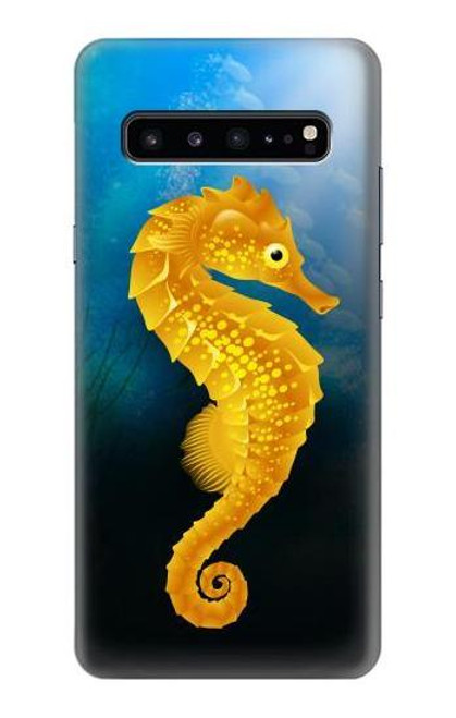 W2444 Seahorse Underwater World Hard Case and Leather Flip Case For Samsung Galaxy S10 5G